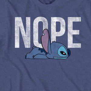 Disney Lilo & Stitch "Nope" tshirt, size large